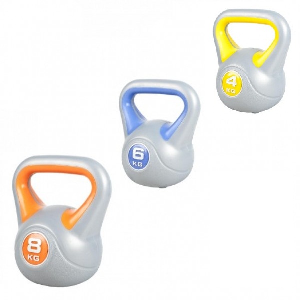 spuiten Wordt erger Lucht Voordeelset Kettlebells 4 kg, 6 kg en 8 kg - hoelahoepwinkel.nl