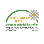 Öko-tex gecertificeerd